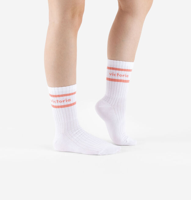 CALCETINES BLANCO-LUREX