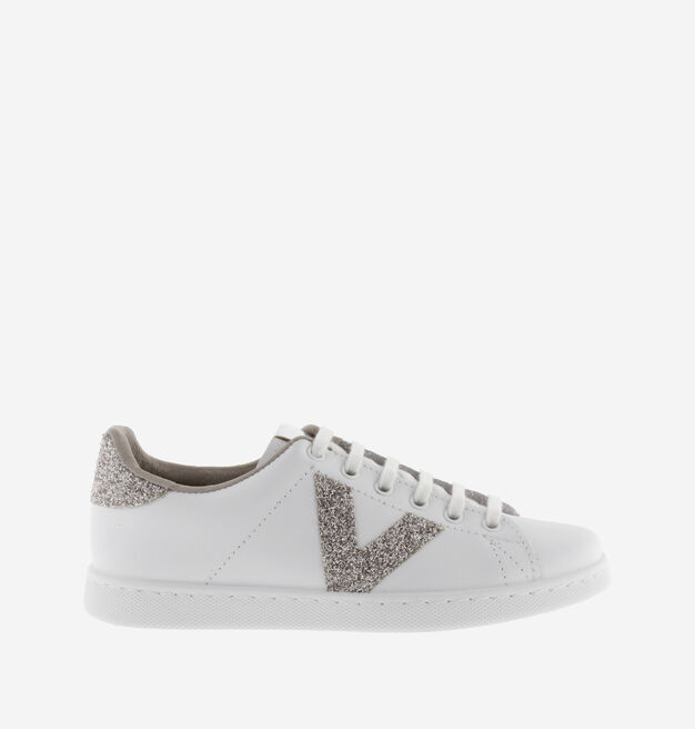 TENIS PIEL & VIRUTAS GLITTER