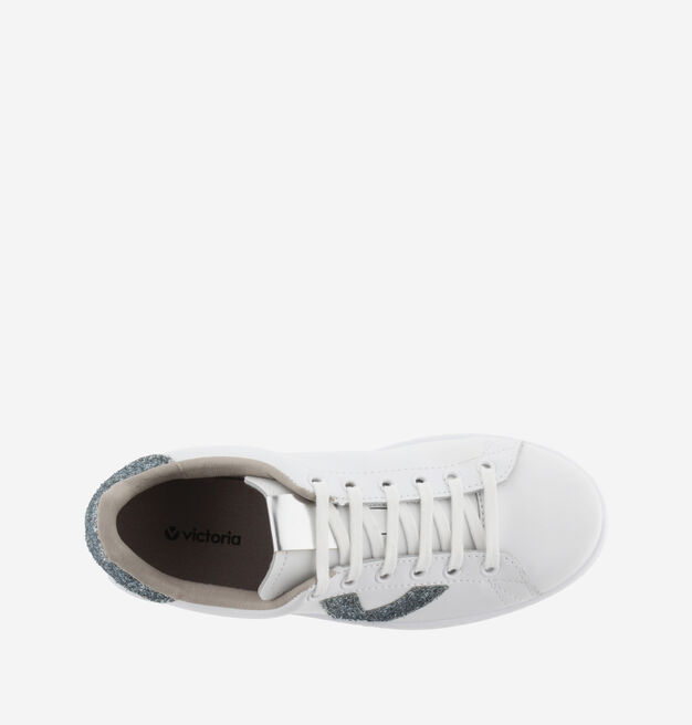 TENIS PIEL & VIRUTAS GLITTER