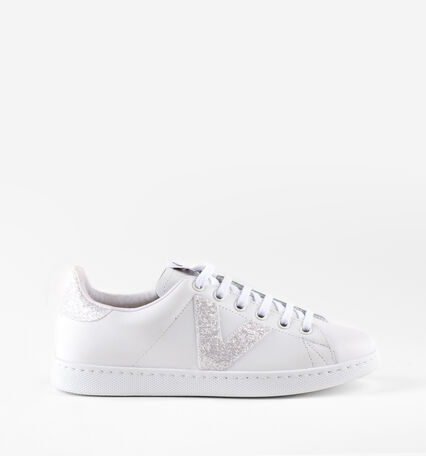 TENIS PIEL & VIRUTAS GLITTER