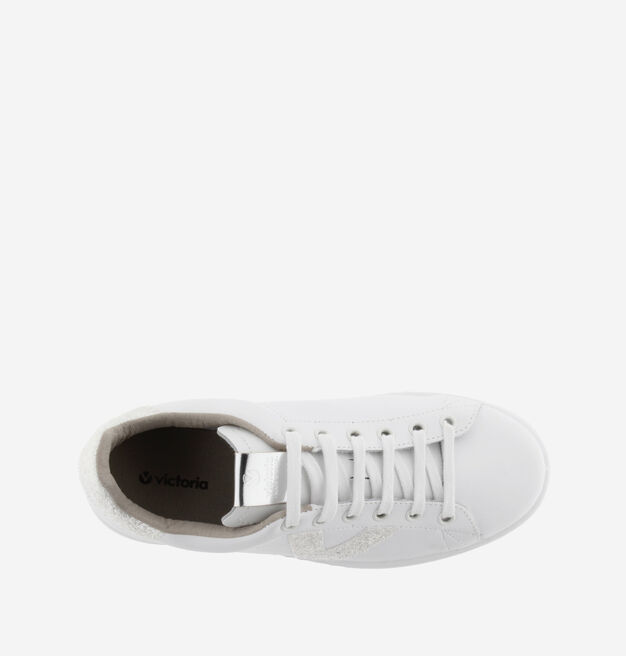 TENIS PIEL & VIRUTAS GLITTER