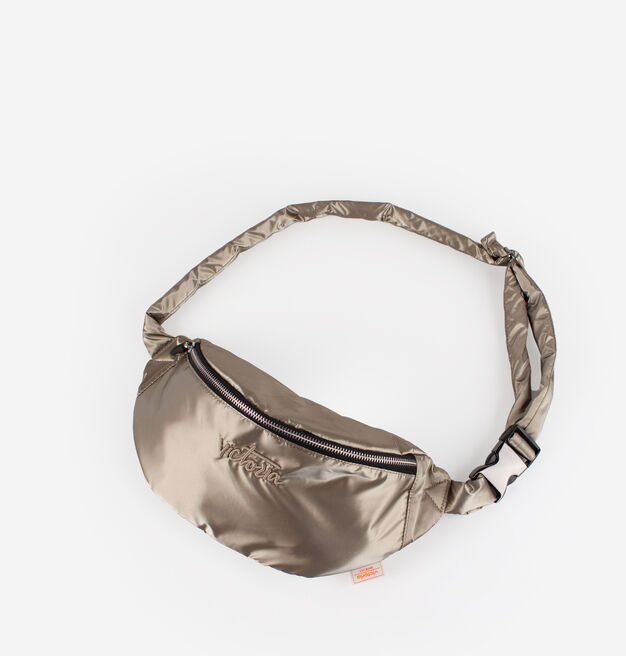 BOLSO RIÑONERA NYLON METALIZADO