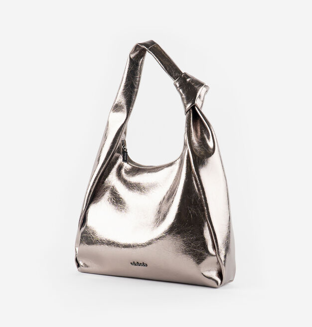 BOLSO NUDO METALIZADO