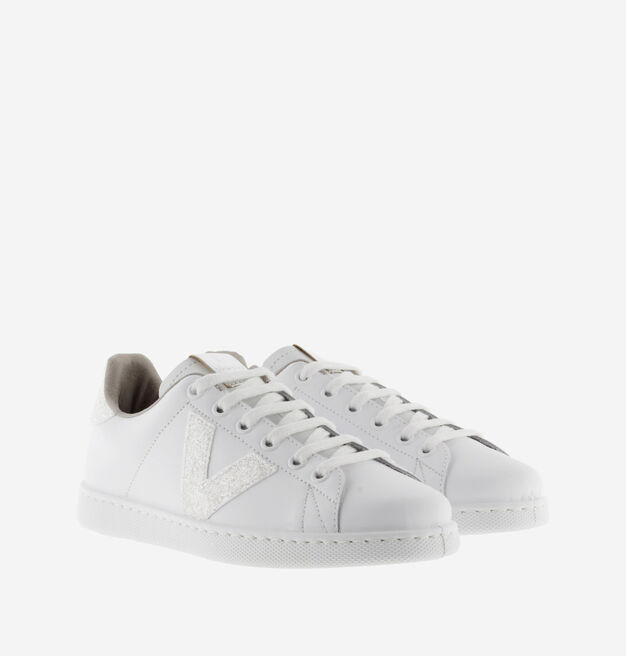 TENIS PIEL & VIRUTAS GLITTER