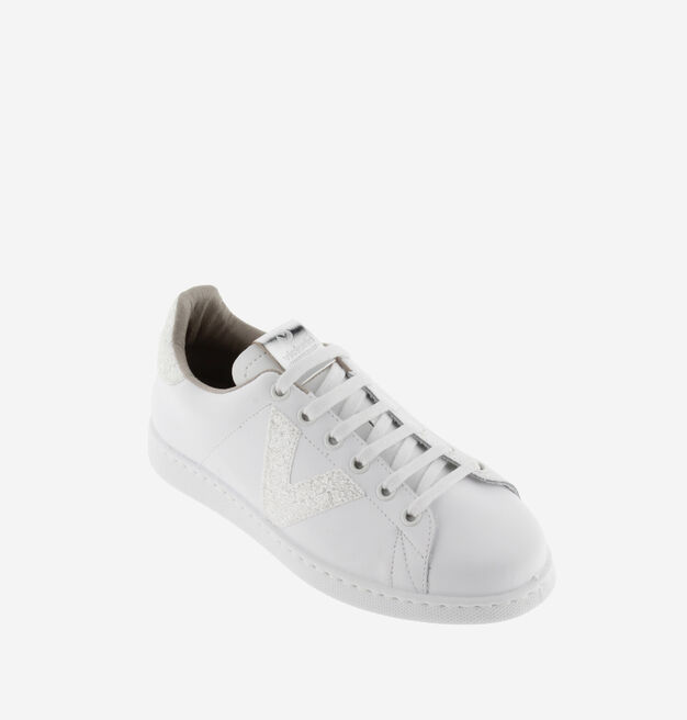 TENIS PIEL & VIRUTAS GLITTER