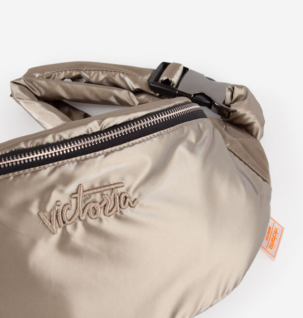 BOLSO RIÑONERA NYLON METALIZADO