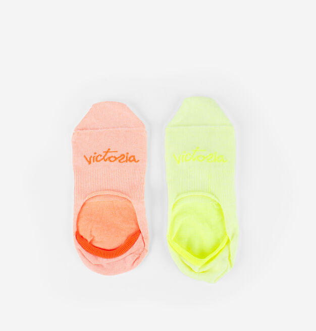 CALCETINES PINKIES FLÚOR & BORDADO
