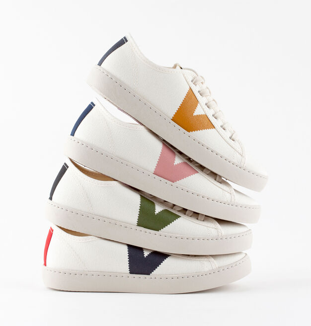 BERLIN ZAPATILLAS LONA ECO CONTRASTE