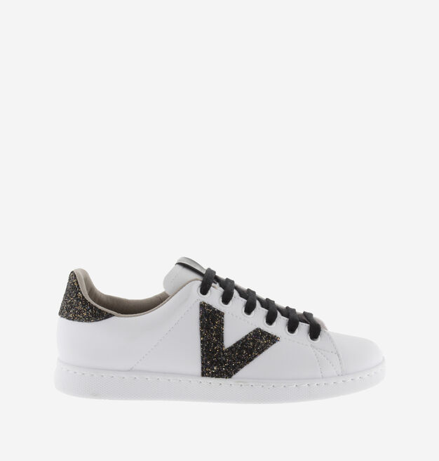 TENIS EFECTO PIEL & GLITTER