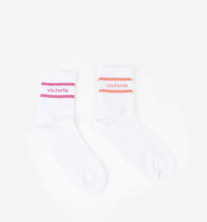 CALCETINES BLANCO-LUREX