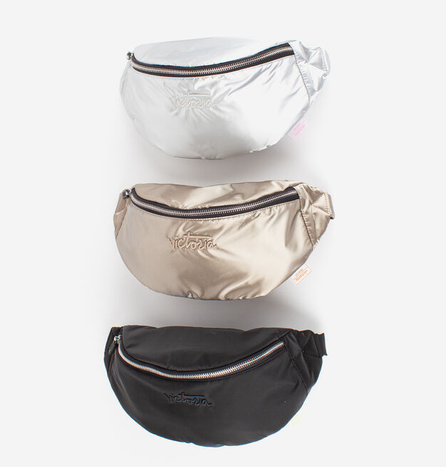 BOLSO RIÑONERA NYLON METALIZADO