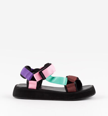 SAL SANDALIA TIRAS MULTICOLOR