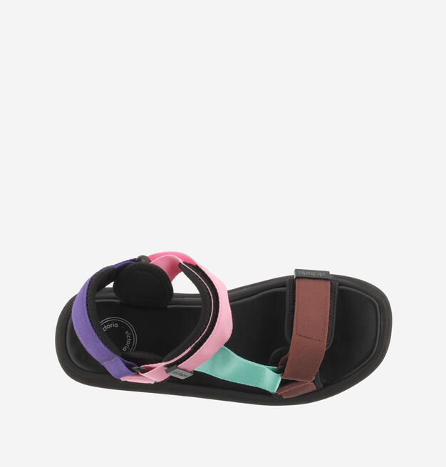 SAL SANDALIA TIRAS MULTICOLOR