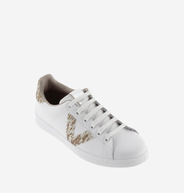 TENIS PIEL & VIRUTAS GLITTER