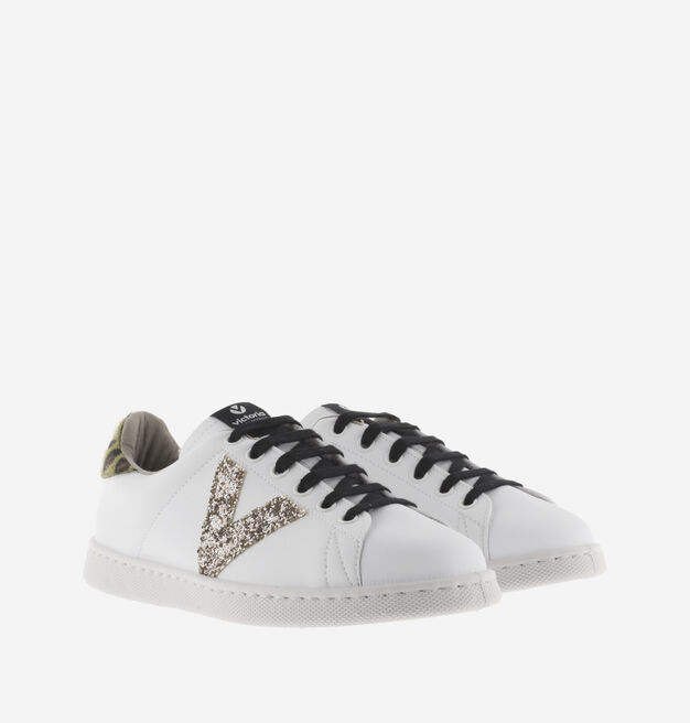 TENIS GLITTER & LEOPARDO