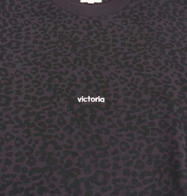 SUDADERA ANIMAL PRINT & BORDADO
