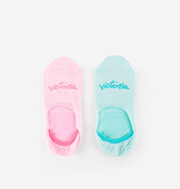 CALCETINES PINKIES FLÚOR & BORDADO