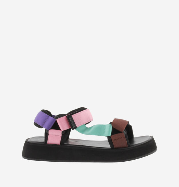 SAL SANDALIA TIRAS MULTICOLOR