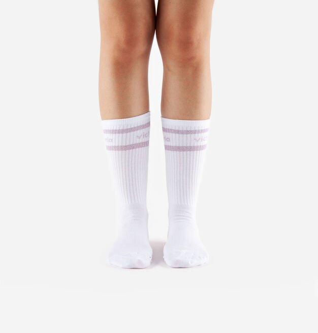 CALCETINES ALTOS PASTEL & BRILLO