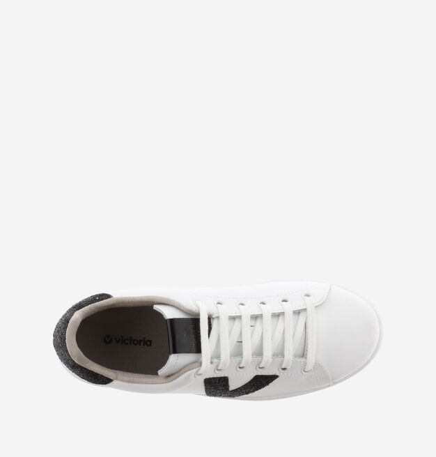TENIS PIEL & VIRUTAS GLITTER